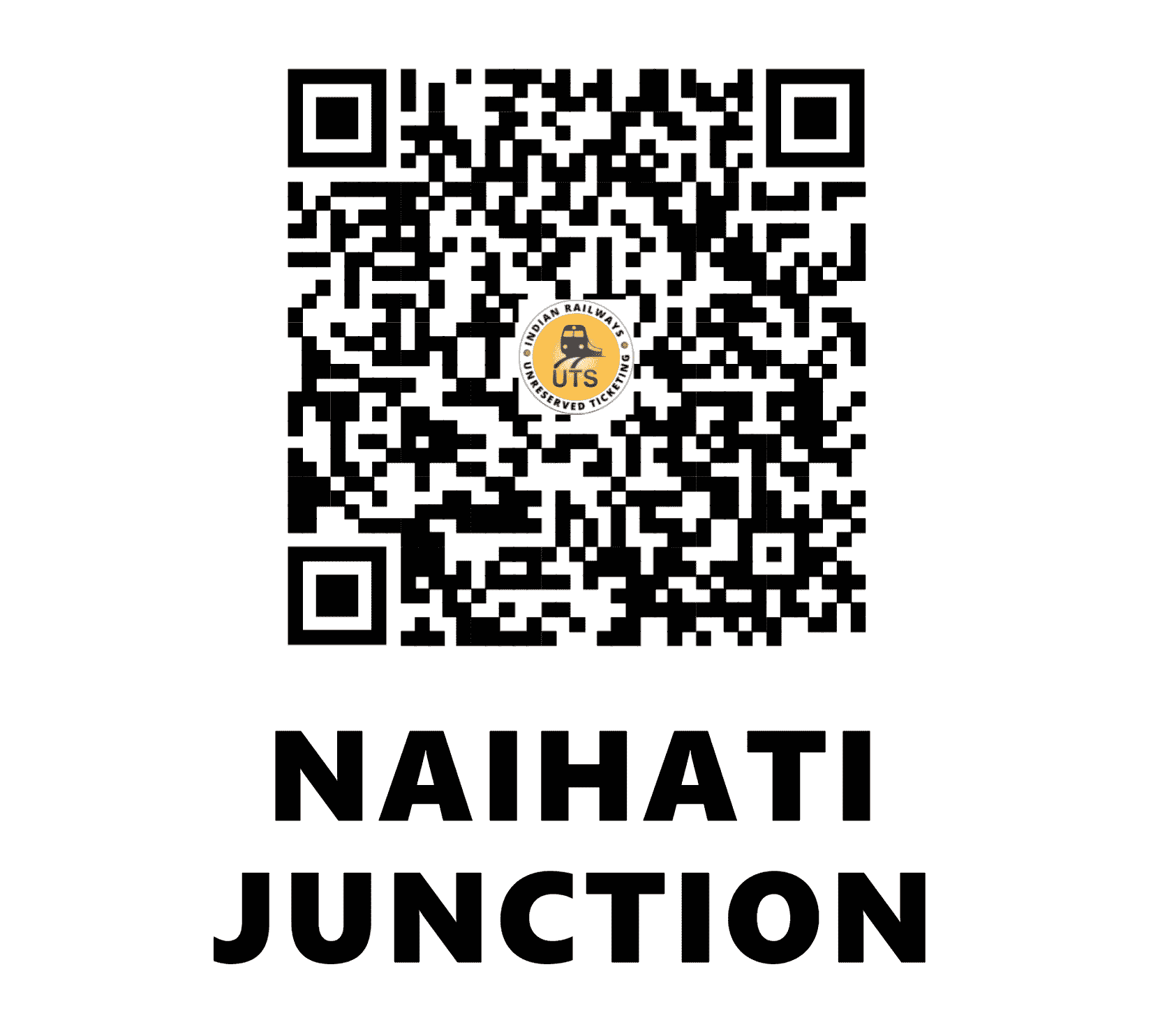 UTS QR Code for Naihati Junction - NH